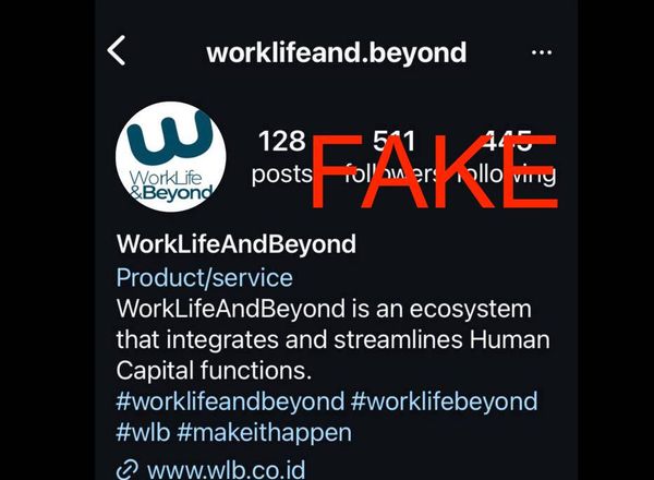 WorkLifeAndBeyond is a FAKE website, pls do not trust them